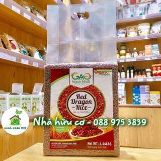 Gạo lứt huyết rồng HƯƠNG DỨA, NGON,DẺO,THƠM MÙI LÁ DỨA - Nhà Hữu Cơ