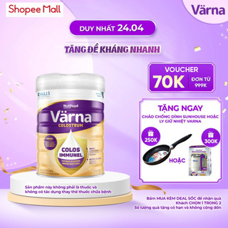 Sữa bột dinh dưỡng Varna Colostrum lon 850gr