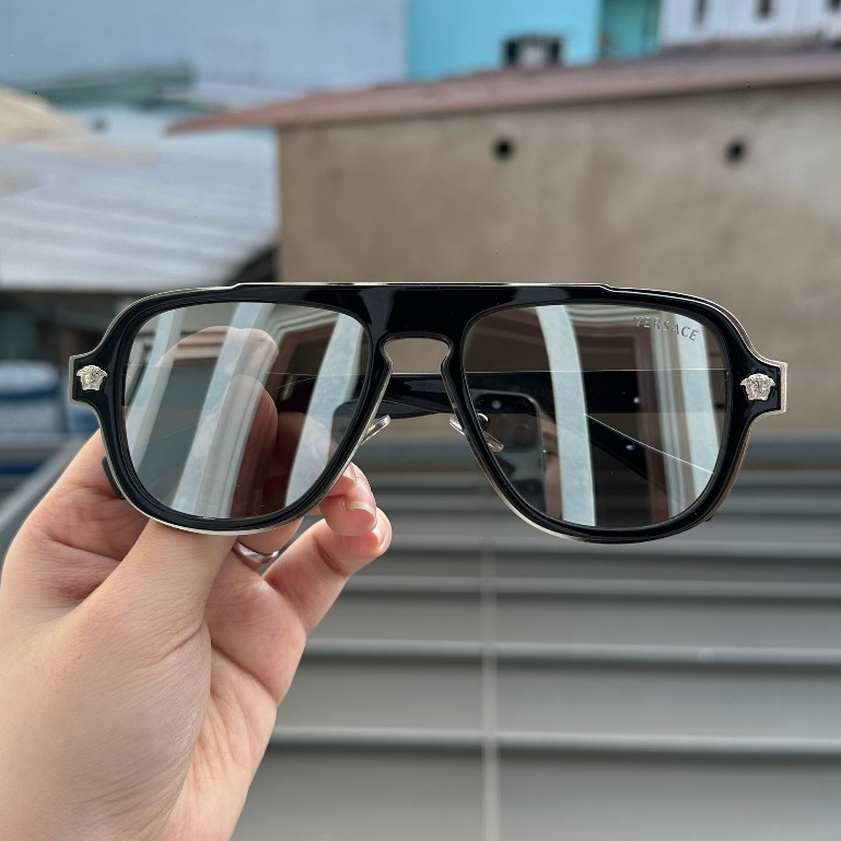 Mắt Kính Versace Tráng Gương Bạc 2Hand Thời Trang - Chuyên Chống Chói Chống UV Cực Hot