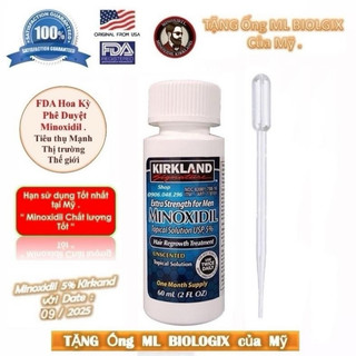 Dung dịch minoxidil 5% kirkland mọc râu , tóc của mỹ 60ml