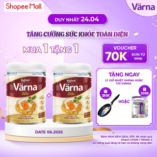 Sữa bột Värna Elite Lon 850g -  Chứa Sâm Ngọc Linh Đông Trùng Hạ Thảo - Varna