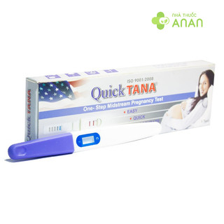 Que thử thai Quick Tana 5mm - Hộp 1 quep hát hiện thai sớm, tiện lợi - dễ sử dụng - chính xác
