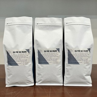 Cà phê gu mạnh nguyên chất rang mộc - cafe pha phin pha máy - vị đắng thơm đậm đà, roplus coffee