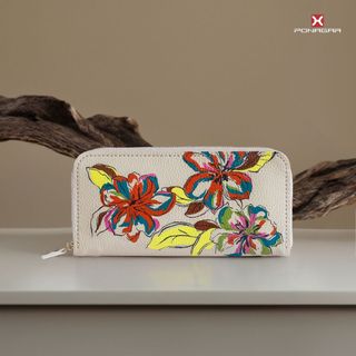 Ví da Saigon V52 - Ví nhiều ngăn, ví dây kéo dài - Ví da Ponagar Handmade