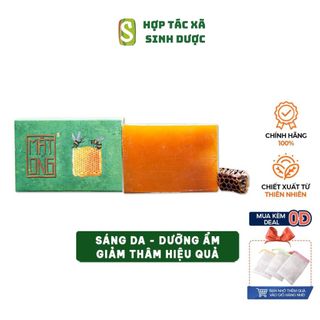 Xà bông Sinh Dược nghệ - mật ong 100gr giảm mụn lưng , soap xà phòng handmade chiết xuất thiên nhiên