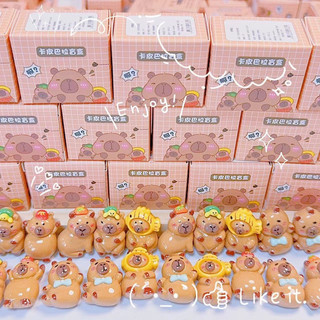 Blind Box Capybara, Blind Charm Chuột lang nước, Hộp quà bất ngờ Capybara siêu đáng yêu làm quà tặng cho bé
