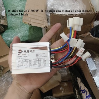 IC điều tốc 24V 500w cho motor có chổi than,xe điện,xe 3 bánh, bộ điều tốc motor giảm tốc 24V, điều tốc động cơ 24V
