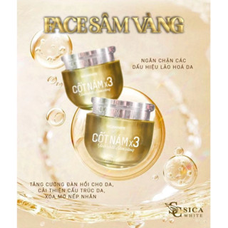 KEM CỐT NÁM SÂM VÀNG X3  + SERUM + KÈM MẶT NẠ DƯỠNG DA