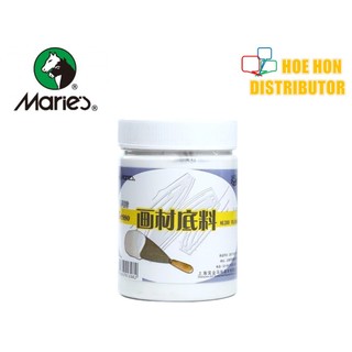 Sơn lót MARIE'S màu trắng - sơn lót, chất đắp trên vải toan cho tranh acrylic, sơn dầu - lọ 500ml
