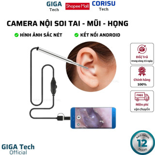 Camera Nội Soi Tai - Mũi - Họng, Hình Ảnh Sắc Nét CORISU HD Visual Earwas Clean Tool - Chính hãng