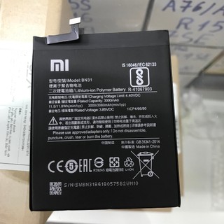 Pin xiaomi bn31 cho xiaomi mi5x / mia1 giao hàng hỏa tốc
