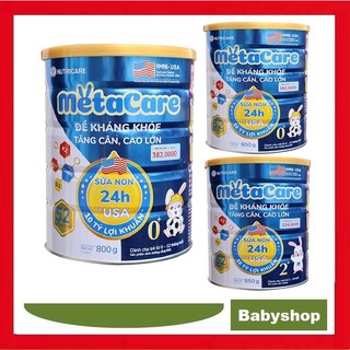 Sữa Metacare/Grow 0+ 1+ 2+ Metacare 3 lon 900g ( HSD 2025 )