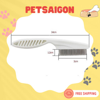 LƯỢC CHẢI VE RẬN DÀNH CHO CHÓ MÈO