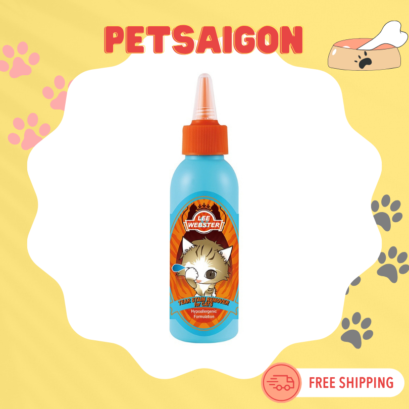 [CHÍNH HÃNG] DUNG DỊCH VỆ SINH MẮT CHO MÈO LEE WEBSTER 130ml