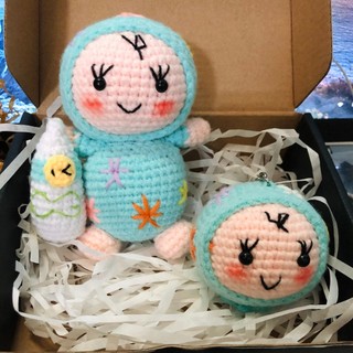 Nong BaBii OffGun Handmade kèm móc khóa dễ thương/móc khóa balo