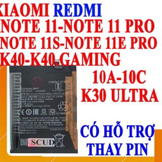 Pin Scud cho Xiaomi Redmi K40 Gaming/Note 11S/Note 11/K30 Ultra/Note 11 Pro/Note 11E Pro/10A/10C/K40