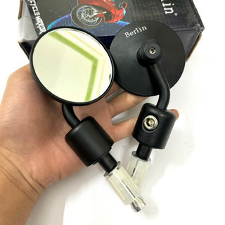 Gương gù tròn gắn tay lái xe máy berlin full nhôm giá 1 đôi