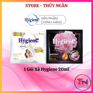 Nước xả vải hygiene thái lan, gói 20ml, hương nước hoa, đậm đặc, cao cấp, nhập khẩu chính hãng