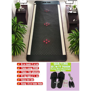 Thảm đá nóng hàn quốc 90x190,  sóng PEMF, ion âm, đèn laser. hỗ trợ  sức khỏe và giảm đau