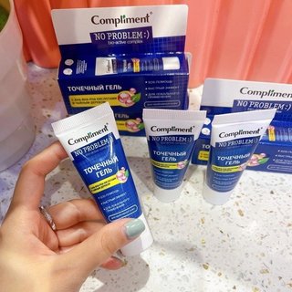 Gel Dưỡng Da Hỗ Trợ Giảm Mụn Compliment No Problem AHA - BHA- PHA - Tea Tree