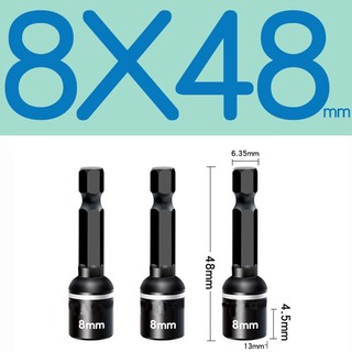 Đầu chụp bắn tôn, Đầu bắn tole 8mm siêu hít, đầu bắn bulong, đầu bắt vít có nam châm bắn tôn siết ốc vít, Đầu bắn tôn