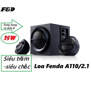 Loa Vi tính Laptop Fenda A110 Hệ Thống Âm Thanh 2.1 Màu Đen Công Suất 35w Siêu Trầm Siêu Hay