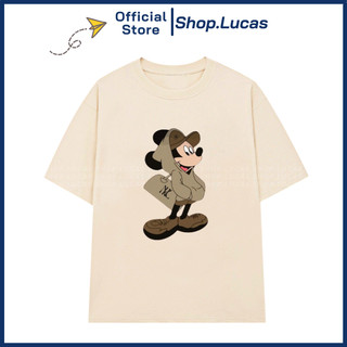 Áo Thun In Hình Chuột Mickey Unisex Nam Nữ Áo Phông Du Lịch Áo Team Lớp Nhóm Shop.Lucas