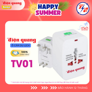 Ổ cắm du lịch Điện Quang ĐQ ESK TV01