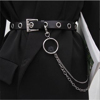 10 mẫu Thắt lưng nữ kèm chain - Nịt xích nữ Cá tính các mẫu Hot