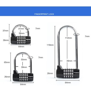 Ổ khóa mật khẩu 5 số (Phi 7mm) đổi được mật mã. Ổ khóa số đổi mật khẩu. Có 3 Size khác nhau, chất liệu thép