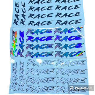 Tem dán xe tem race tem race dán xe bảng tem race trắng đen 7 mầu gồm 10 chữ size 21cm có bán lẻ từng chữ