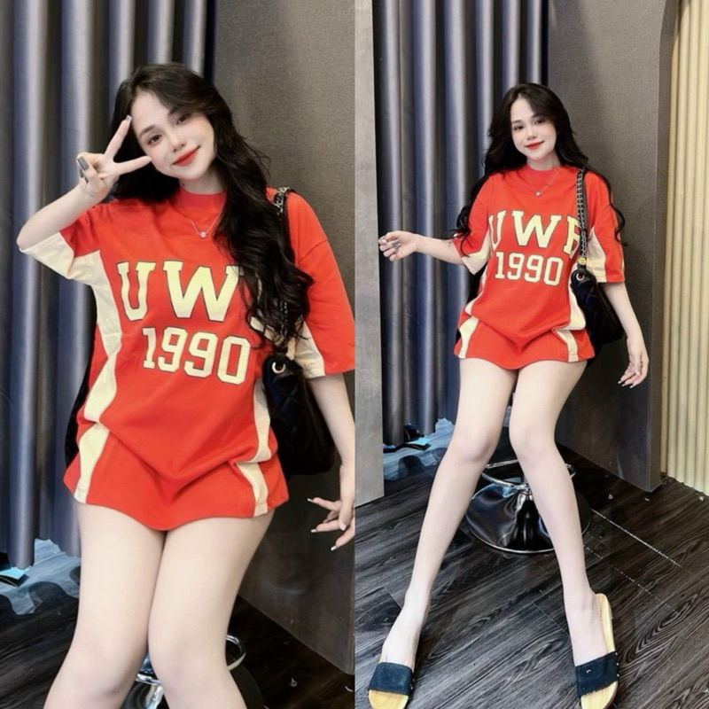 Áo thun form rộng 3158( Freesize 65kg)