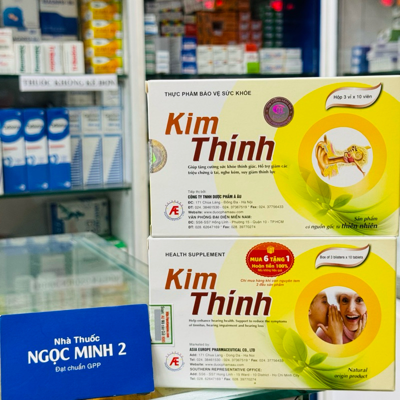 ✅ [Chính Hãng] Kim Thính giúp tăng cường sức khoẻ thính giác. Hỗ trợ giảm các triệu chứng ù tai, nghe kém,suy giảm thín