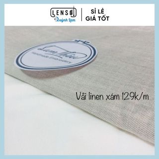 Vải linen, vải bố thêu các loại