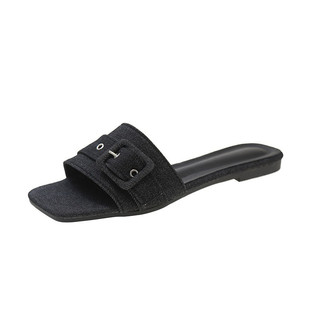 [HÀNG CÓ SẴN] A06 Dép vải denim BIG SIZE 36-43