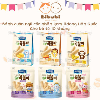 Bánh ống ngũ cốc nhân kem ildong Hàn Quốc cho bé từ 9tháng - Bituti Shop