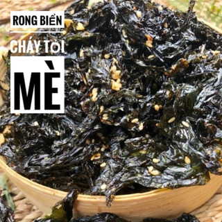 500G RONG BIỂN CHÁY TỎI MÈ (KHÔNG CAY)