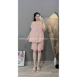 Bộ lanh thái bầu siêu mát