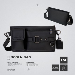 Túi đeo chéo nam lincoln bag - baras - túi da nam