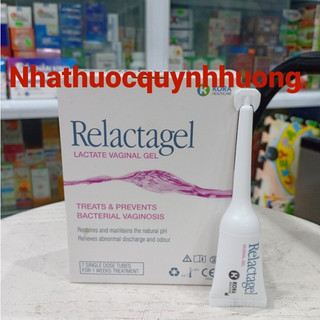 Gel phụ khoa chăm sóc vùng kín RELACTAGEL hộp 7 ống giúp nữ giới tự tin,khỏe mạnh