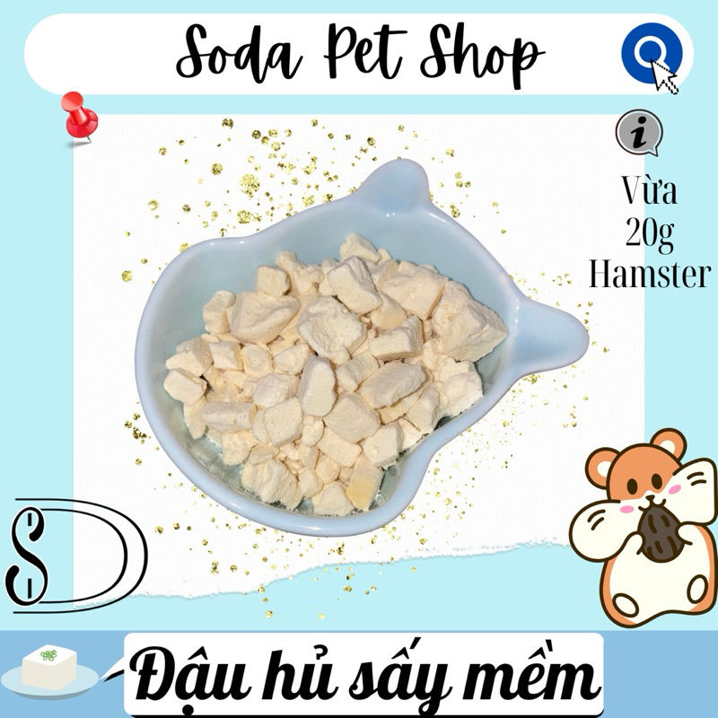 Đậu Hủ Sấy Mềm Cho Hamster