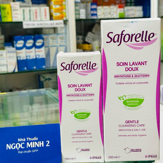 ✅ [Chính Hãng] Dung dịch vệ sinh phụ nữ Saforelle Pháp 100ml, 250ml, 500ml chăm sóc da dịu nhẹ