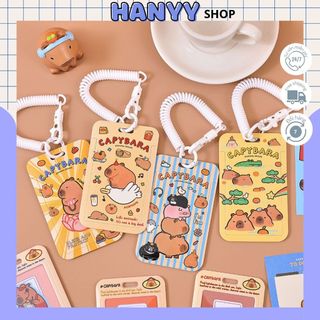 Túi Đựng Thẻ Capybara Cho Học Sinh, Thẻ Nhân Viên, Bảng Tên, Đựng Card Idol Dành Cho Sinh Viên, Nhân Viên