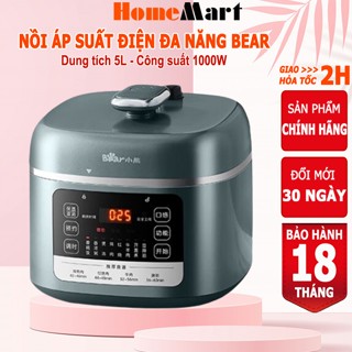 Nồi áp suất điện đa năng 5L Bear YLB-C50H5, 8 chức năng, áp suất 70KPa, HomeMart – Hàng chính hãng
