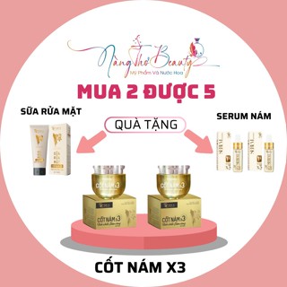 Combo 2 Cốt Nám X3 Sica Nguyễn Đạt Tặng Kèm Sữa Rửa Mặt 100ml