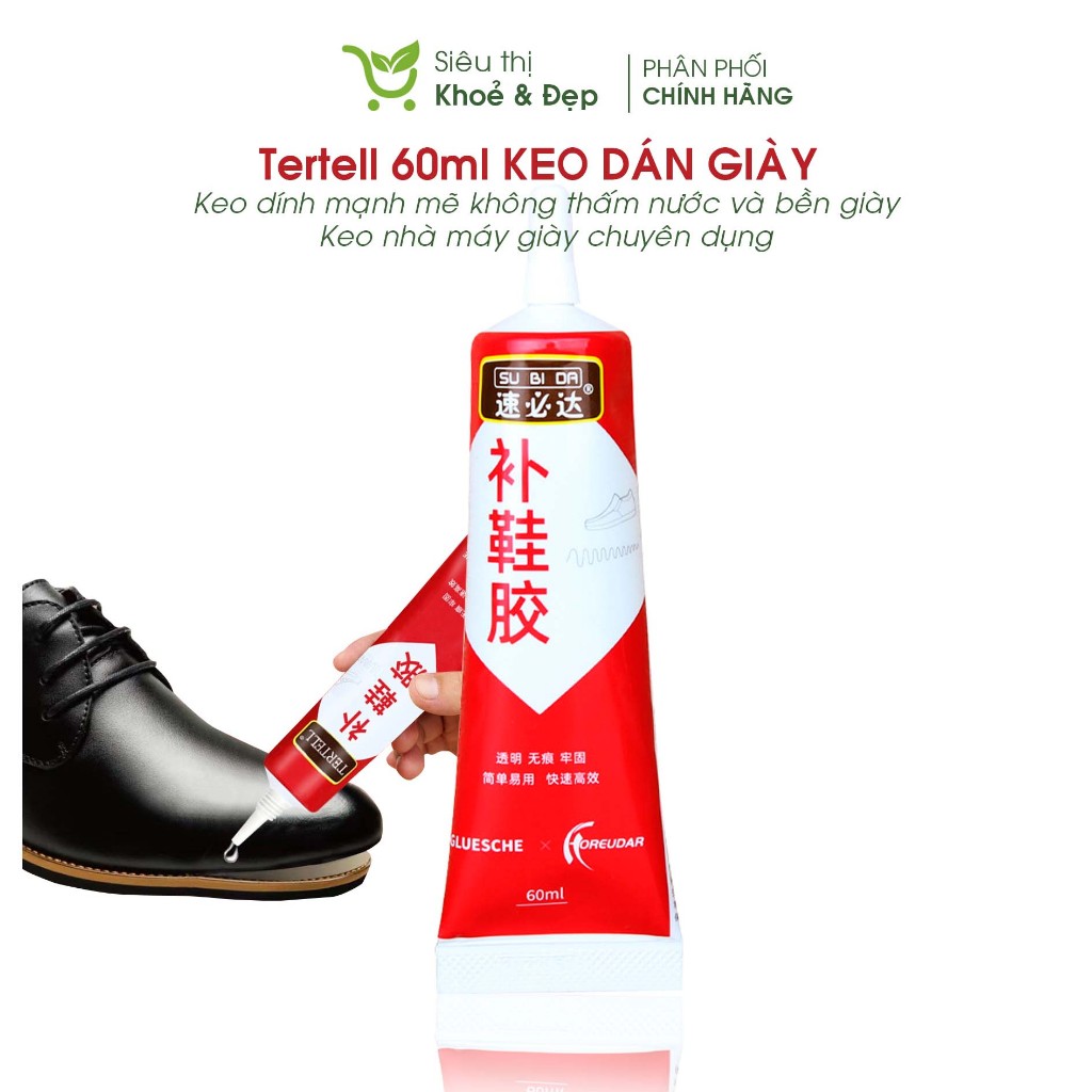 Keo dán giày dép TERTELL siêu dính siêu bền, chống nước tốt, an toàn, không độc hại