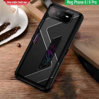 Ốp lưng Rog Phone 6 / 6 Pro / Phone 5 / 5 Pro / 5s / Phone 7 / Phone 8 vân gaming thoát khí chống sốc chống bám bẩn