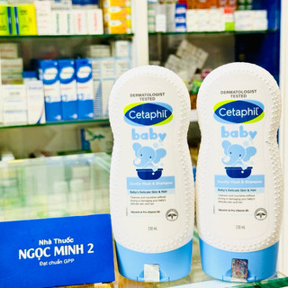 ✅ Sữa tắm dưỡng ẩm dịu lành cho bé Cetaphil Baby Moisturizing Bath & Wash 230ml