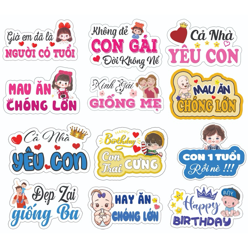 [HASHTAG] Hastag Cầm Tay Check In Sinh Nhật Cho Bé