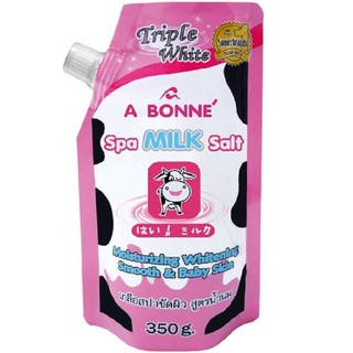 Muối tắm sữa a bonne spa milk salt làm trắng & mềm mịn da 350g